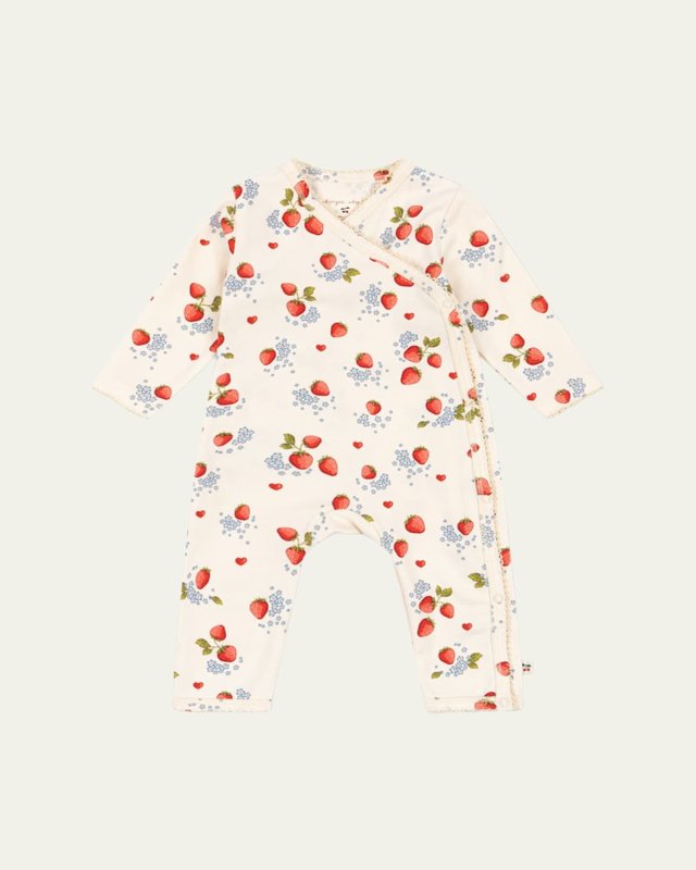 Kid's Fruit Motif Coverall, Size Premie-